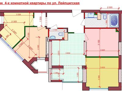 квартира по адресу Лейпцигская ул., 13