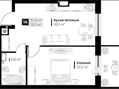 квартира по адресу Львов, Филиппа Орлика ул., 6