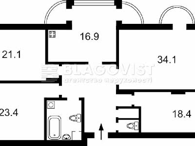 квартира за адресою Старонаводницька вул., 6Б