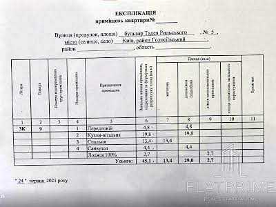 квартира за адресою Тадея Рильського бульв., 5