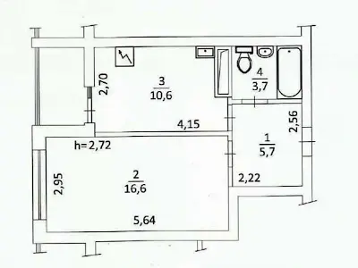 квартира за адресою Автозаводська вул., 72б