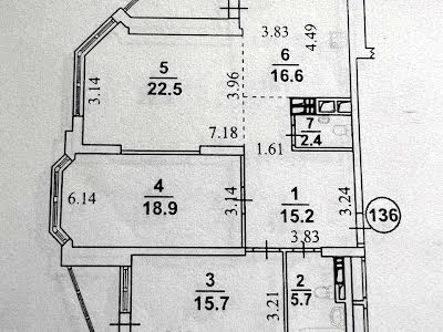 квартира по адресу Ахматовой Анны ул., 34