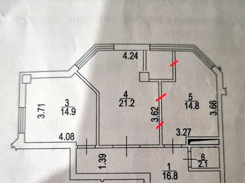 квартира по адресу Гетьмана Вадима ул., 1Б