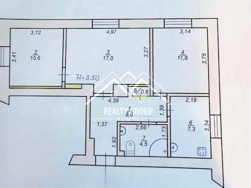 квартира по адресу Дніпровське шосе, 26