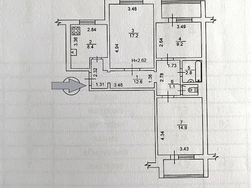 квартира по адресу Никольско-Слободская ул., 4А