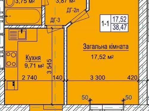 квартира по адресу Героев Небесной Сотни просп., 14/4