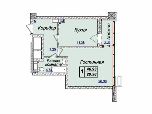 квартира за адресою Київ, Андрія Верхогляда вул. (Драгомирова), 17 В