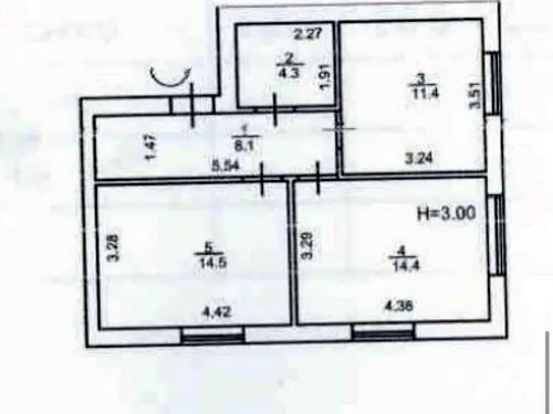 квартира по адресу Институтская ул., 21