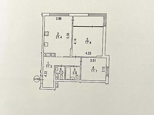 квартира по адресу Евгения Сверстюка ул. (Расковой Марины), 6Е