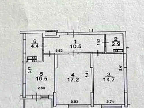 квартира по адресу Кондратюка Юрия ул., 1