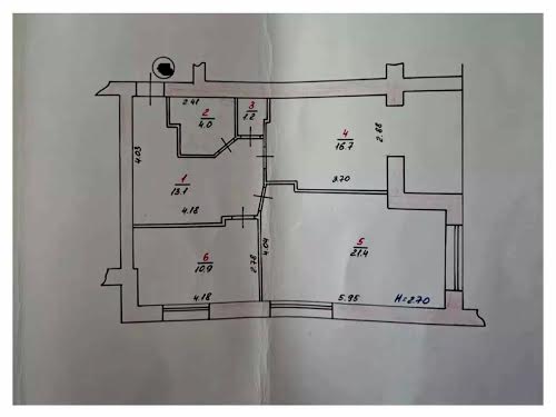квартира по адресу Панаса Мирного ул., 29/1