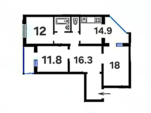 квартира по адресу Киев, Срибнокильская ул., 8