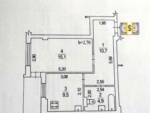 квартира по адресу Полтава, Европейская ул. (Фрунзе), 146Е