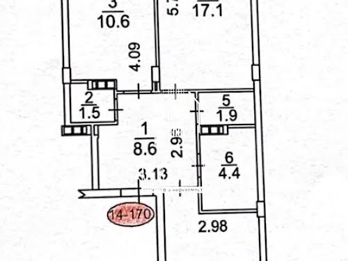 квартира по адресу Регенераторная ул., 4