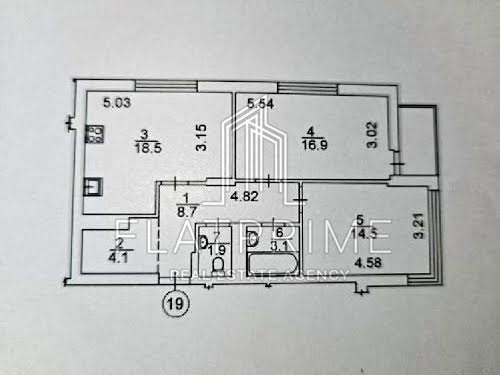 квартира за адресою Київ, Правди просп., 41б