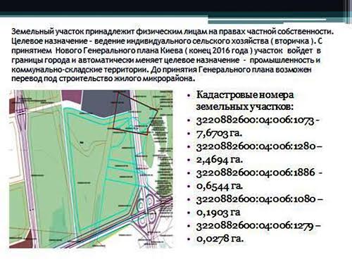 ділянка за адресою Київ, Заканальная