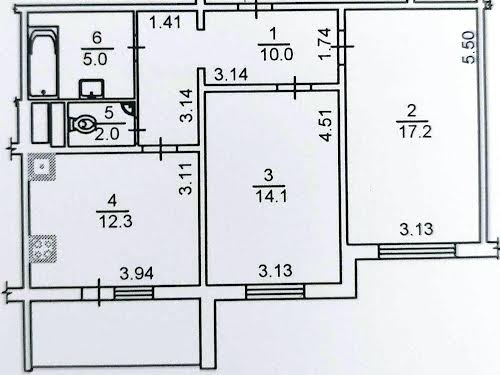 квартира по адресу Софии Русовой ул., 3