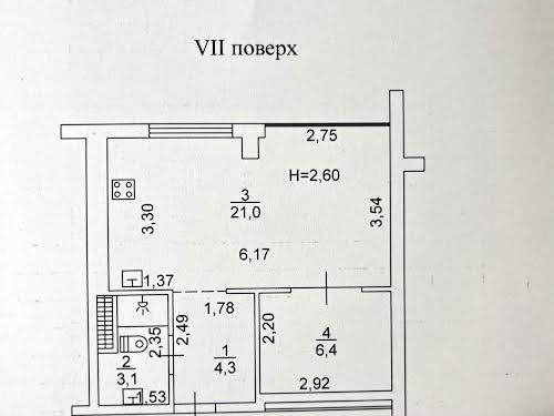 квартира по адресу Небесной Сотни просп. (Маршала Жукова), 111