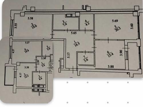 квартира за адресою Сапёрное поле, 3