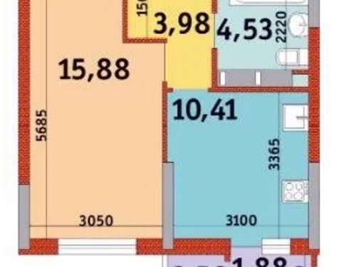 квартира за адресою Архітектора Вербицького вул., 1в