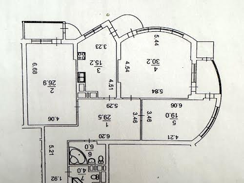 квартира за адресою Київ, Генерала Шаповала вул. (Механізаторів), 2а