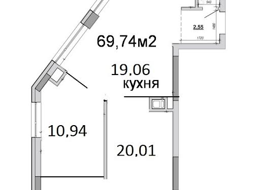 квартира по адресу Величковского ул., 7А