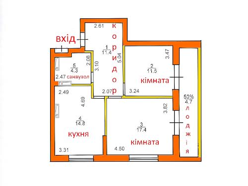 квартира по адресу Первомайская ул., 24в