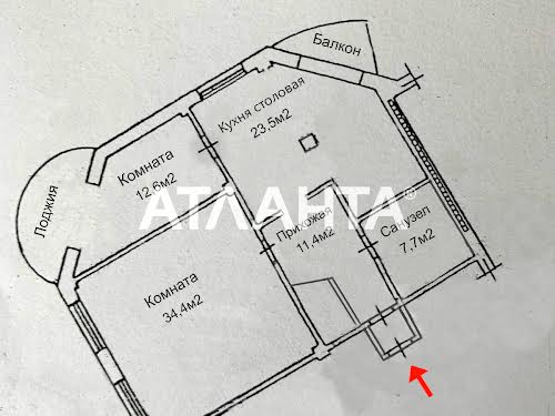 квартира за адресою Люстдорфська дор. (Черноморская), 140/1