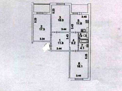 квартира по адресу Сергея Данченко ул., 3