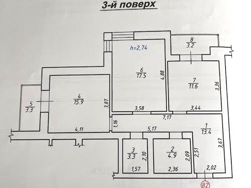 квартира по адресу Пилипа Орлика ул., 1-Б