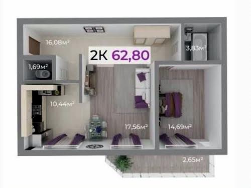 квартира по адресу 24 Августа ул., 5