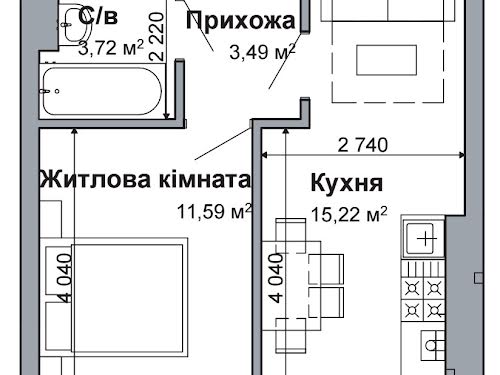 квартира за адресою провулок Грушевського М., 12