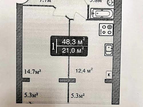 квартира по адресу Евгения Рыхлика ул. (Щорса 5-й), 15/6