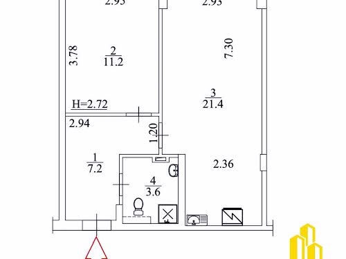 квартира по адресу Регенераторная ул., 4к7