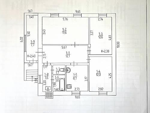 будинок за адресою Кременчук, 3-й тупик Чкалова, 1-А