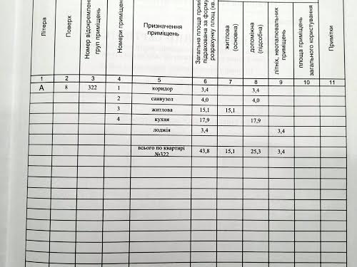 квартира за адресою Київ, Повітрофлотський просп., 56