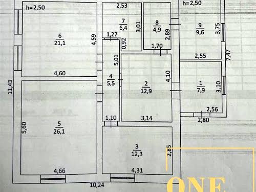 будинок за адресою смт. Брусилів, Садовая