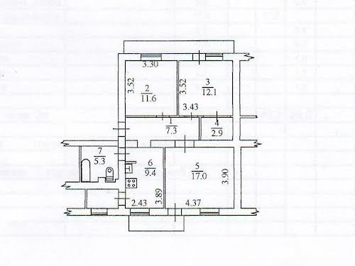 квартира за адресою Київ, Дмитрівська вул., 1