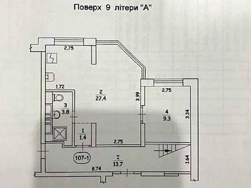 квартира за адресою Сергія Данченка вул., 34-А