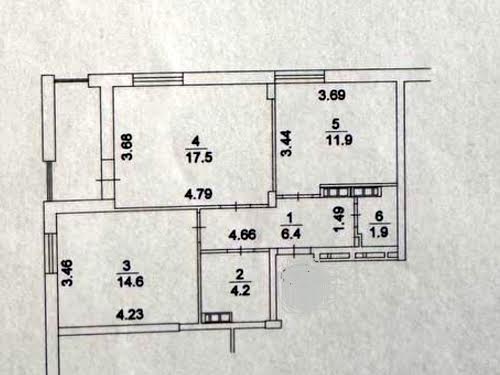 квартира за адресою Регенераторна вул., 4к5