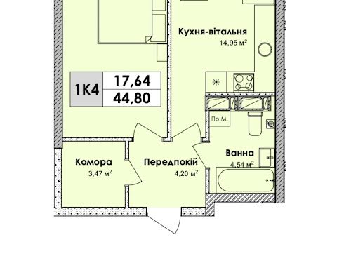 квартира за адресою Бажана Миколи просп., 17