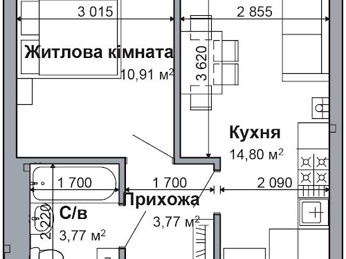 квартира по адресу Абрикосовая ул., 1