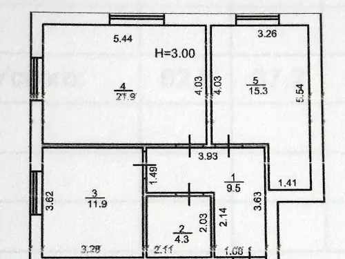 квартира по адресу Институтская ул., 21