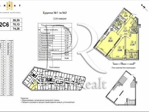 квартира за адресою Київ, Дніпровська наб., 15К