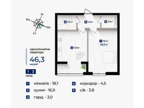 квартира за адресою Молодіжна вул., 148