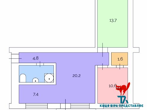 квартира за адресою Русанівський бульв., 4