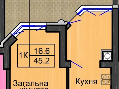 квартира за адресою Радісна, 6