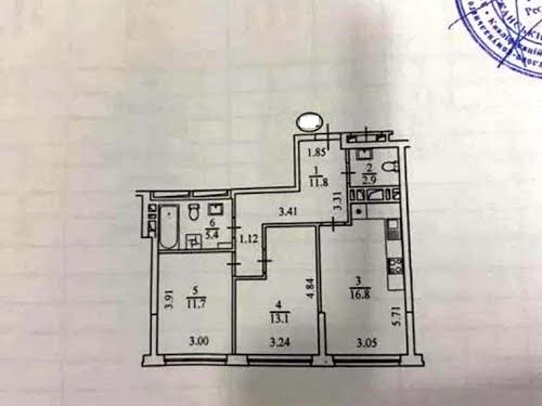 квартира по адресу Виктора Некрасова ул. (Північно-Сирецька), 6