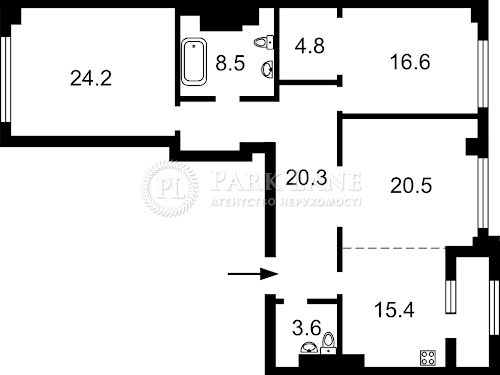 квартира за адресою Саперне Поле вул., 5