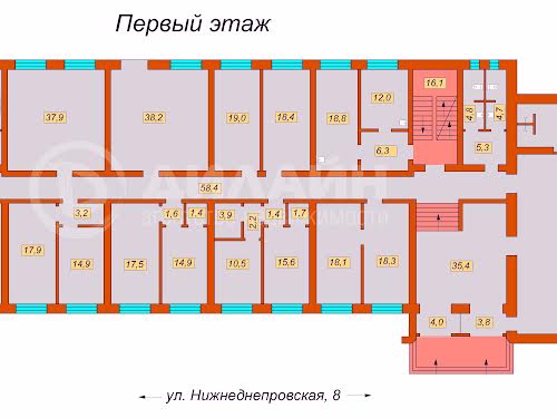 комерційна за адресою Нижньодніпровська вул., 8